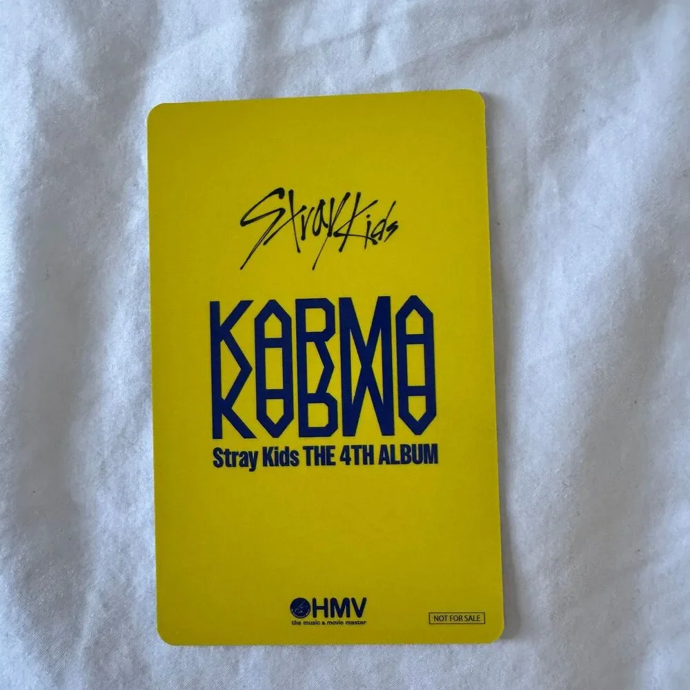 Bang Chan Karma HMV lucky draw C version photocard